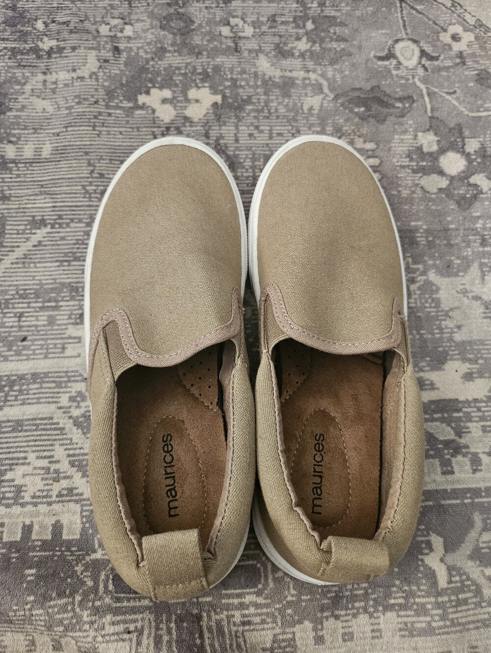 Maurices Slip-On Sneakers in Light Brown